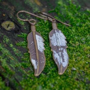 Jewelry - BOHO Feather Brass Earrings Jewelry - BOHO Feather Brass Earrings